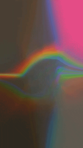 Animated gif of rainbow prism reflecting on a wall.